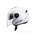 Breathable double lens motorcycle helmet